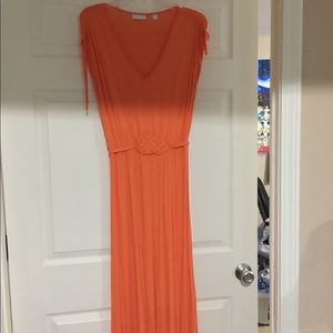 Orange Maxi dress
